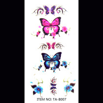 Butterfly Transfer Body Tattoo