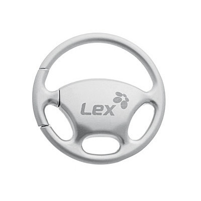 Classic Steering Wheel Engraved Keychains