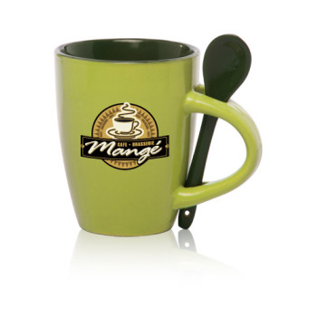 Coffee Mug with spoon