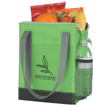 Custom Imprinted Non-Woven Zippered Lunch Bag