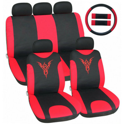 AG-S191 Polyester seat cover combo Tribal