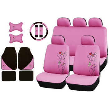 AG-S425 Polyester seat cover combo Ladybug