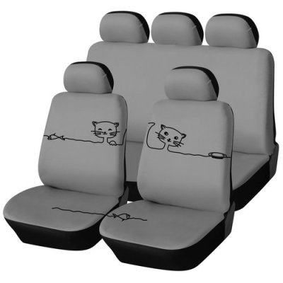 AG-S160 Polyester seat cover Cat&Fish