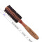 bristle hair brush with wooden