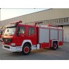 HOWO 6 ton dry powder-foam fire truck
