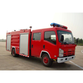 ISUZU dry powder and foam  fire truck