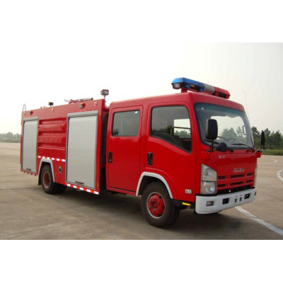 ISUZU dry powder and foam  fire truck