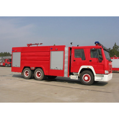 HOWO 10 ton water tank/foam tank fire truck