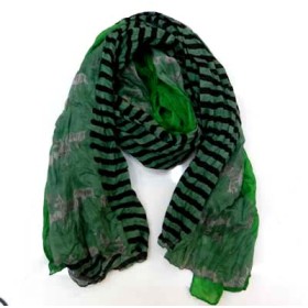 Green voile scarf