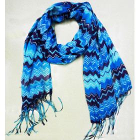 geometric  viscose scarf