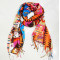 Aztec viscose scarf