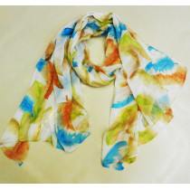 change color  voile scarf