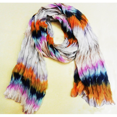 change color polyester scarf