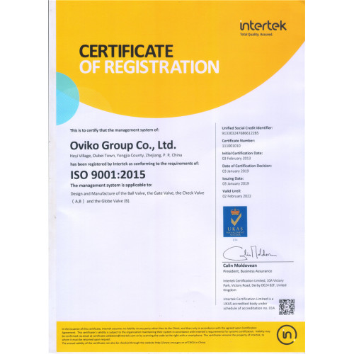 ISO 9001 INTERTEK