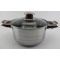 European 12pcs capsuled bottom stainless steel cookware set