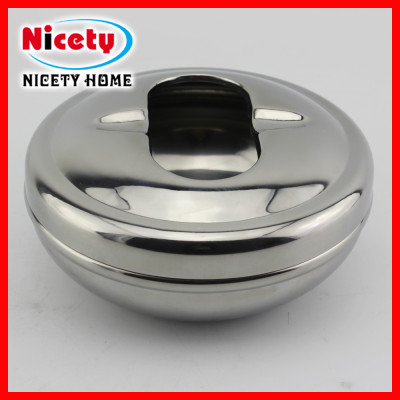 stainless steel round ashtray