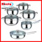 12pcs stainless steel cooking pot set
