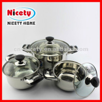 stainless steel 6pcs cook ware set