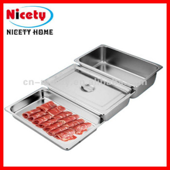 stainless steel kitchenware gn pan