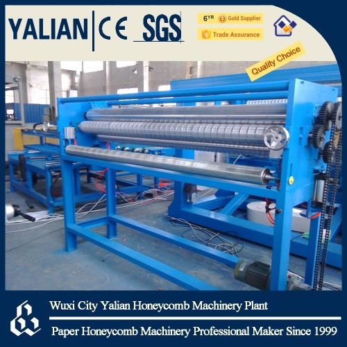 Paper honeycomb sandwich panel machine