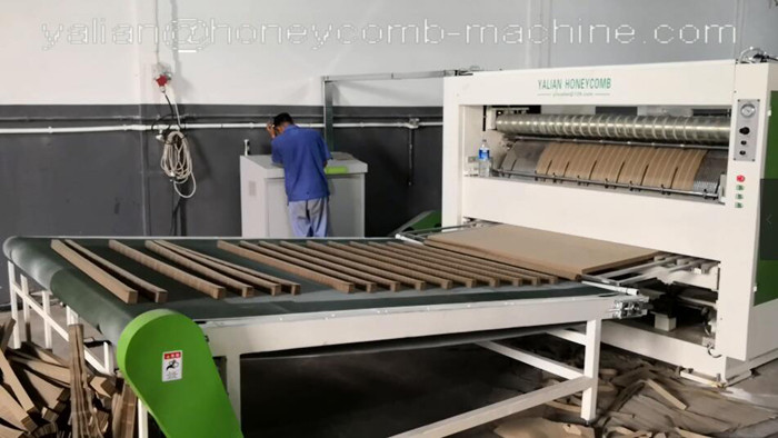 Two Layers Paper Honeycomb Core Making Machine Successfully Run In Customer Factory