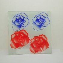 Tempered Square shaped Glass Plate