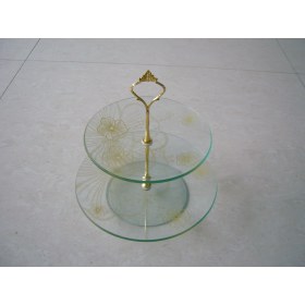 Round Glass Cake Stand