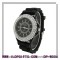 Silicone Lady Watch with  Stone