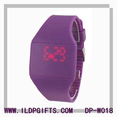 Touch led watch