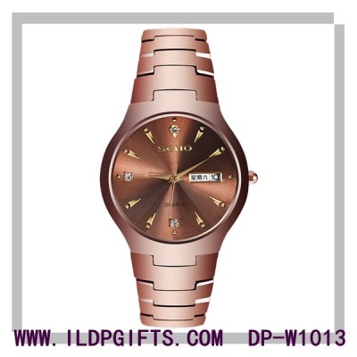 Brand Luxurious Steel Watch For Sweethearts