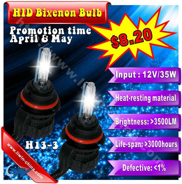 Middle size wholesale AC HID xenon lighting kits