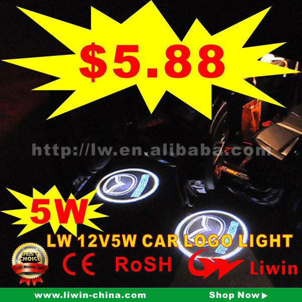 12v 5w LIWIN chrome car logo cars