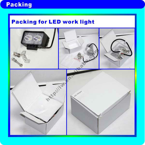 2013 custom only 0.5% defective rate led working light 27w led