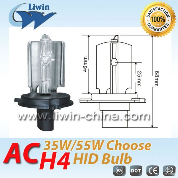 hot selling and cheapest 12v 55w 3200-4000h life h4 hid car lights