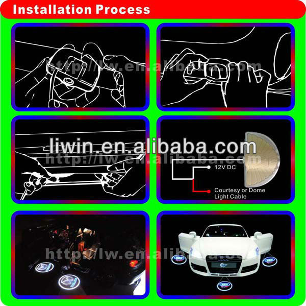 50% off led ghost shadow car logo light 3 watt 8th generation