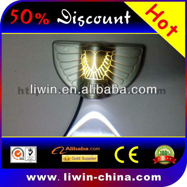 50% off hot selling cree chip 12v 3w 5w 3d welcome light 8th generation