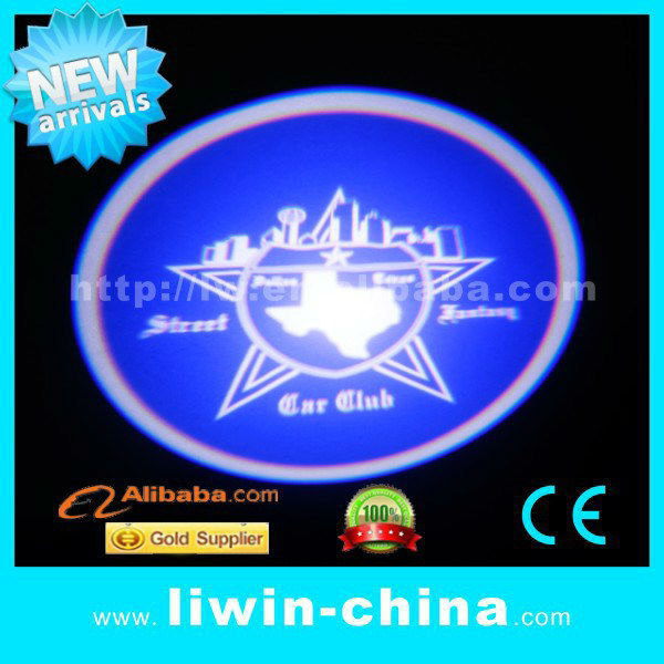 New arriving Generation 8 3d led car logo stickers light led projection ghost shadow