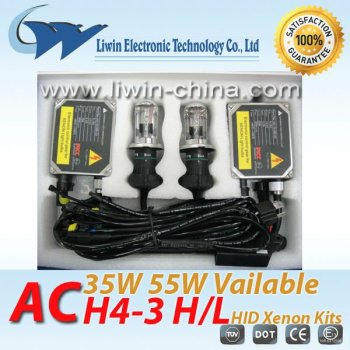 superior quality 24v 55w ac h4-3 h/l normal ballast car hid kit lights