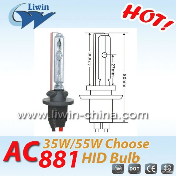 12v 55w 881 single xenon lamps for car on alibaba