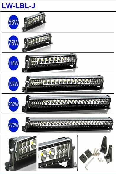 Facotry price high brightness led light bar double row