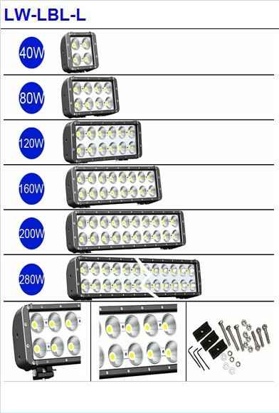 High power wholesale 10w lw led bar IP67 for truck offroad 4X4