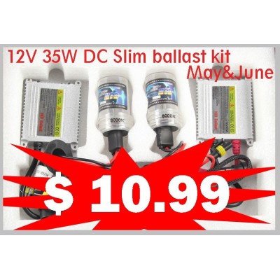 Free sample hid kit wholesale price high quality 12v 35w slim xenon hid kit for cars