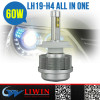 Energy efficiency 60W LH19-H4 auto fog lights IP67 led head light for cars