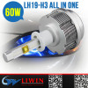 LW 60W 3600LM led headlight guards 30000H lifetime laser headlight