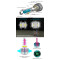 Factory wholesale price headlight pink bulbs for front headlights