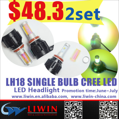LW hotest sale 4000k led headlight bulb 9006 led motorcycle headlight bulb for truck suv