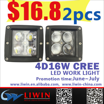 LW lowest price high quality 4D 30 led swivel work light 4pcs led *3w