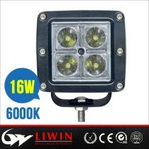 High bright 3.0inch IP67 6000K led work lamp ofroad 16W led work light for truck, suv