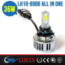LW 36W 3300LM cheap car led bulbs 9006 sealed beam all in one 3 led head light