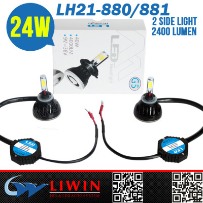 LW super brightness new design 880 881 H27 high power auto headlight led car bulb 12v headlight